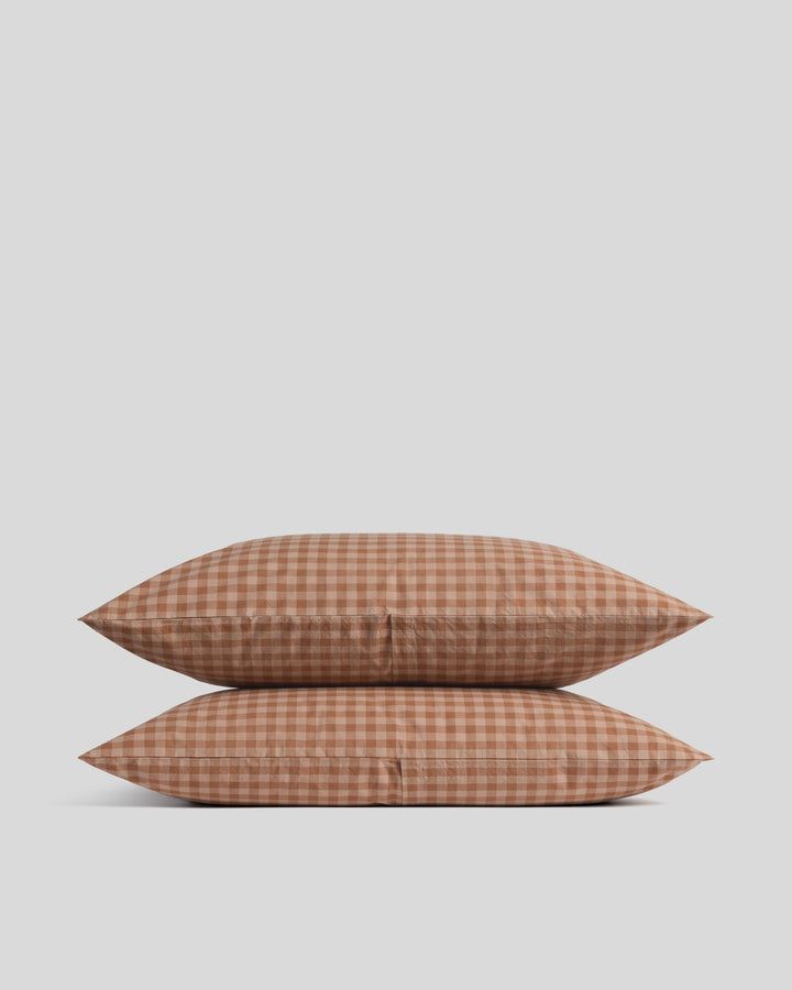 Brushed Cotton Pillowcase Set (Adobe Check)
